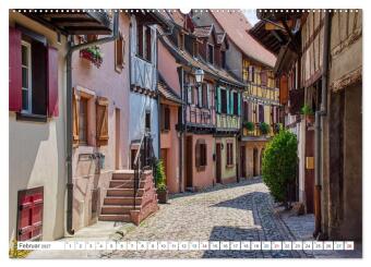 Eguisheim - Eines der schönsten Dörfer Frankreichs (Wandkalender 2027 DIN A2 quer), CALVENDO Monatskalender