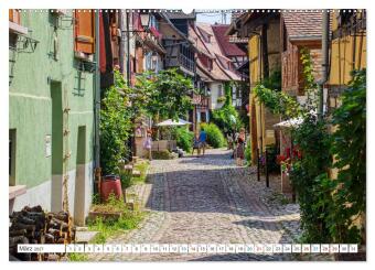 Eguisheim - Eines der schönsten Dörfer Frankreichs (Wandkalender 2027 DIN A2 quer), CALVENDO Monatskalender