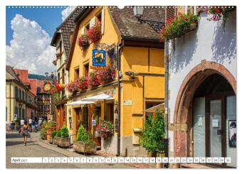 Eguisheim - Eines der schönsten Dörfer Frankreichs (Wandkalender 2027 DIN A2 quer), CALVENDO Monatskalender
