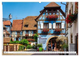 Eguisheim - Eines der schönsten Dörfer Frankreichs (Wandkalender 2027 DIN A2 quer), CALVENDO Monatskalender
