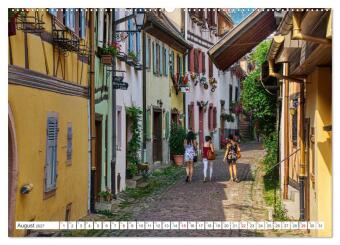 Eguisheim - Eines der schönsten Dörfer Frankreichs (Wandkalender 2027 DIN A2 quer), CALVENDO Monatskalender