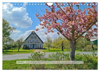 Altes Land im Frühling - Mit dem Fahrrad unterwegs (Wandkalender 2027 DIN A4 quer), CALVENDO Monatskalender
