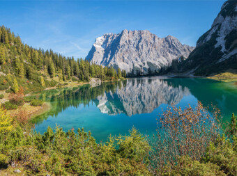 CALVENDO Puzzle Seebensee und Zugspitze 2000 Teile Puzzle quer | 2000 Teile Lege-Größe 90 × 67 cm Foto-Puzzle für glückliche Stunden