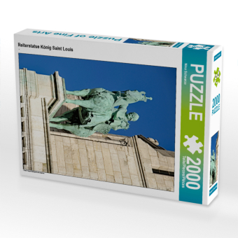 CALVENDO Puzzle Reiterstatue König Saint Louis | 2000 Teile Lege-Größe 90 × 67 cm Foto-Puzzle für glückliche Stunden