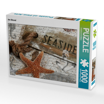 CALVENDO Puzzle Am Strand | 1000 Teile Lege-Größe 64 × 48 cm Foto-Puzzle für glückliche Stunden