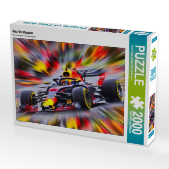 CALVENDO Puzzle Max Verstappen 2000 Teile Puzzle quer | 2000 Teile Lege-Größe 90 × 67 cm Foto-Puzzle für glückliche Stunden