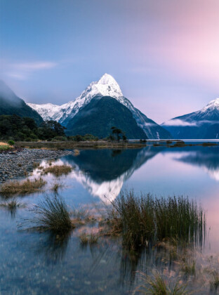 CALVENDO Puzzle Milford Sound - Neuseeland 2000 Teile Puzzle hoch | 2000 Teile Lege-Größe 90 × 67 cm Foto-Puzzle für glückliche Stunden