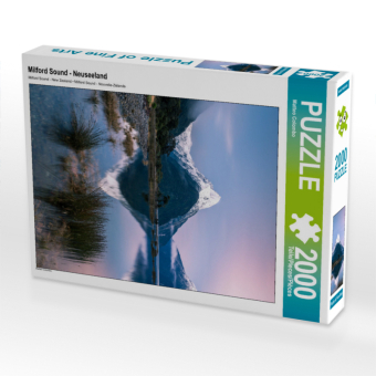 CALVENDO Puzzle Milford Sound - Neuseeland 2000 Teile Puzzle hoch | 2000 Teile Lege-Größe 90 × 67 cm Foto-Puzzle für glückliche Stunden