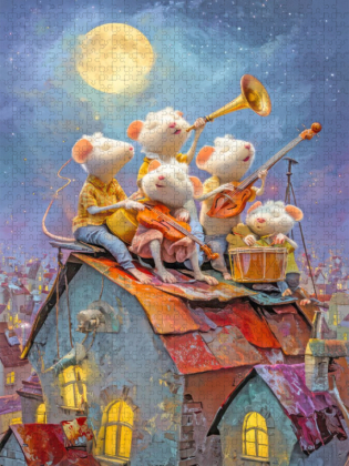 CALVENDO Puzzle Wenn die Nacht hereinbricht | 1000 Teile Lege-Größe 64 × 48 cm Foto-Puzzle für glückliche Stunden