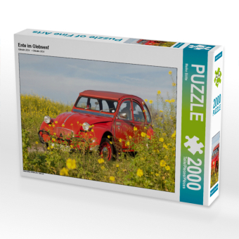 CALVENDO Puzzle Ente im Glebsenf 2000 Teile Puzzle quer | 2000 Teile Lege-Größe 90 × 67 cm Foto-Puzzle für glückliche Stunden