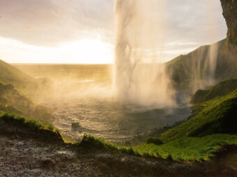 CALVENDO Puzzle Seljandsfoss Island 2000 Teile Puzzle quer | 2000 Teile Lege-Größe 90 × 67 cm Foto-Puzzle für glückliche Stunden