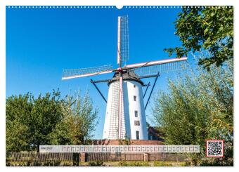Die schönsten Windmühlen am Niederrhein (Wandkalender 2027 DIN A2 quer), CALVENDO Monatskalender