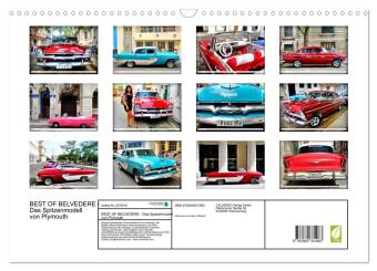 BEST OF BELVEDERE - Das Spitzenmodell von Plymouth (Wandkalender 2027 DIN A3 quer), CALVENDO Monatskalender