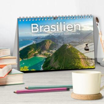 Brasilien - Das einzigartige Land in Südamerika. (Tischkalender 2027 DIN A5 quer), CALVENDO Monatskalender