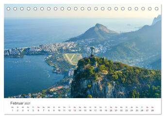 Brasilien - Das einzigartige Land in Südamerika. (Tischkalender 2027 DIN A5 quer), CALVENDO Monatskalender