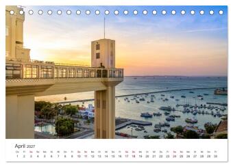 Brasilien - Das einzigartige Land in Südamerika. (Tischkalender 2027 DIN A5 quer), CALVENDO Monatskalender