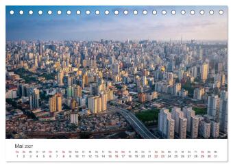 Brasilien - Das einzigartige Land in Südamerika. (Tischkalender 2027 DIN A5 quer), CALVENDO Monatskalender