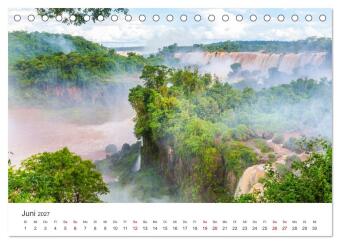 Brasilien - Das einzigartige Land in Südamerika. (Tischkalender 2027 DIN A5 quer), CALVENDO Monatskalender
