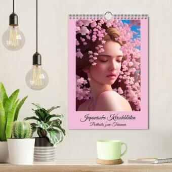 Japanische Kirschblüten - Portraits zum Träumen (Wandkalender 2027 DIN A4 hoch), CALVENDO Monatskalender
