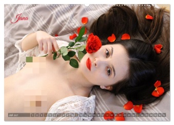 EROTIK FOTOART - Topless Girls (Wandkalender 2027 DIN A2 quer), CALVENDO Monatskalender