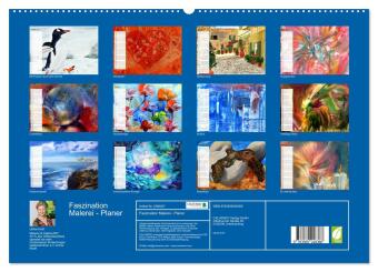 Faszination Malerei - Planer (hochwertiger Premium Wandkalender 2027 DIN A2 quer), Kunstdruck in Hochglanz