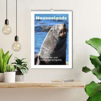 Neuseelands Pelzrobben und Gelbaugenpinguine (Wandkalender 2027 DIN A3 hoch), CALVENDO Monatskalender