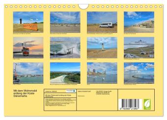 Mit dem Wohnmobil entlang der Küste Dänemarks (Wandkalender 2027 DIN A4 quer), CALVENDO Monatskalender