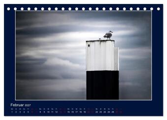 Wolken, Watt und Wellen. Fotografische Impressionen vom Jadebusen. (Tischkalender 2027 DIN A5 quer), CALVENDO Monatskalender