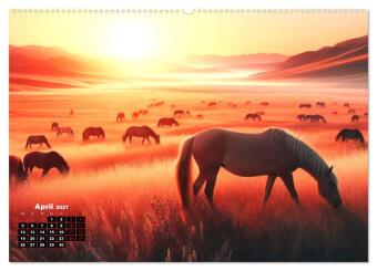 Prärie Welten - Ein Kalender, der die Seele der Prärie einfängt. (Wandkalender 2027 DIN A2 quer), CALVENDO Monatskalender