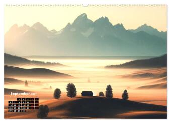 Prärie Welten - Ein Kalender, der die Seele der Prärie einfängt. (Wandkalender 2027 DIN A2 quer), CALVENDO Monatskalender