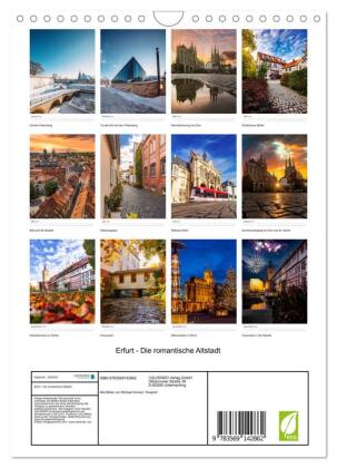 Erfurt - Die romantische Altstadt (Wandkalender 2027 DIN A4 hoch), CALVENDO Monatskalender