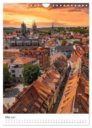 Erfurt - Die romantische Altstadt (Wandkalender 2027 DIN A4 hoch), CALVENDO Monatskalender