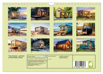 Tiny Houses - wohnen auf kleinstem Raum (Wandkalender 2027 DIN A4 quer), CALVENDO Monatskalender