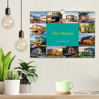 Tiny Houses - wohnen auf kleinstem Raum (Wandkalender 2027 DIN A4 quer), CALVENDO Monatskalender