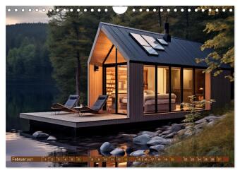 Tiny Houses - wohnen auf kleinstem Raum (Wandkalender 2027 DIN A4 quer), CALVENDO Monatskalender