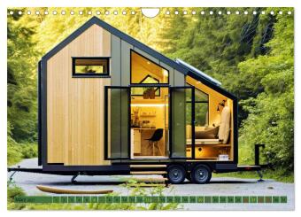 Tiny Houses - wohnen auf kleinstem Raum (Wandkalender 2027 DIN A4 quer), CALVENDO Monatskalender