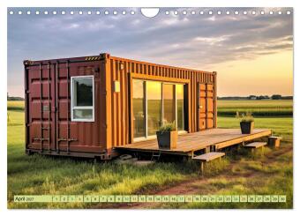Tiny Houses - wohnen auf kleinstem Raum (Wandkalender 2027 DIN A4 quer), CALVENDO Monatskalender