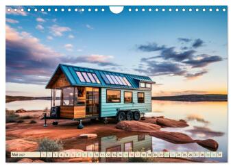 Tiny Houses - wohnen auf kleinstem Raum (Wandkalender 2027 DIN A4 quer), CALVENDO Monatskalender