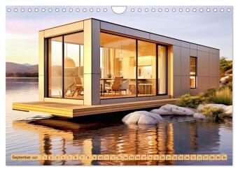 Tiny Houses - wohnen auf kleinstem Raum (Wandkalender 2027 DIN A4 quer), CALVENDO Monatskalender