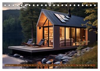 Tiny Houses - wohnen auf kleinstem Raum (Tischkalender 2027 DIN A5 quer), CALVENDO Monatskalender