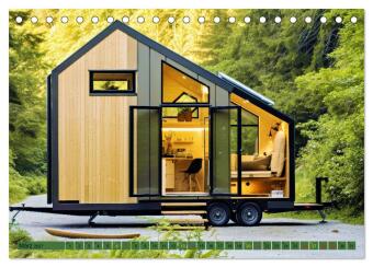 Tiny Houses - wohnen auf kleinstem Raum (Tischkalender 2027 DIN A5 quer), CALVENDO Monatskalender