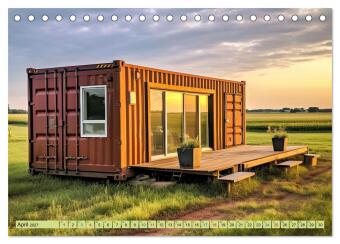 Tiny Houses - wohnen auf kleinstem Raum (Tischkalender 2027 DIN A5 quer), CALVENDO Monatskalender