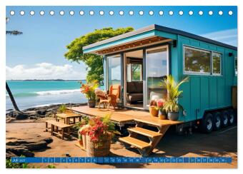 Tiny Houses - wohnen auf kleinstem Raum (Tischkalender 2027 DIN A5 quer), CALVENDO Monatskalender