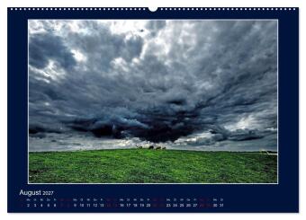 Wolken, Watt und Wellen. Fotografische Impressionen vom Jadebusen. (Wandkalender 2027 DIN A2 quer), CALVENDO Monatskalender