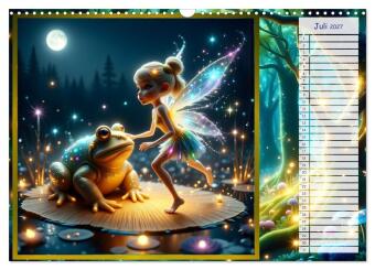 Der magische Freundschaftswald (Wandkalender 2027 DIN A3 quer), CALVENDO Monatskalender