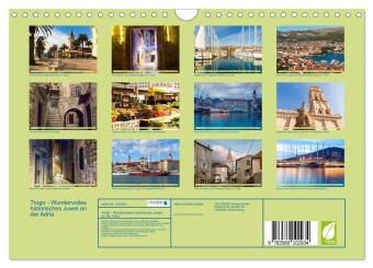 Trogir - Historisches Juwel an der Adria (Wandkalender 2027 DIN A4 quer), CALVENDO Monatskalender