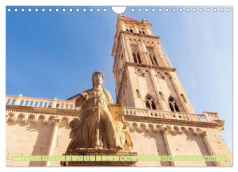 Trogir - Historisches Juwel an der Adria (Wandkalender 2027 DIN A4 quer), CALVENDO Monatskalender