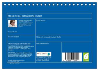 Reise mit der ostslawischen Seele (Tischkalender 2027 DIN A5 quer), CALVENDO Monatskalender