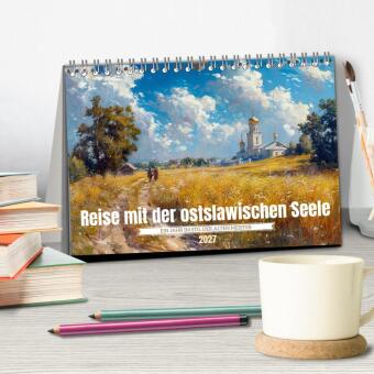 Reise mit der ostslawischen Seele (Tischkalender 2027 DIN A5 quer), CALVENDO Monatskalender