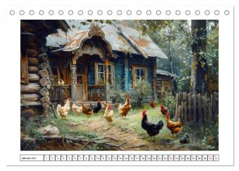 Reise mit der ostslawischen Seele (Tischkalender 2027 DIN A5 quer), CALVENDO Monatskalender